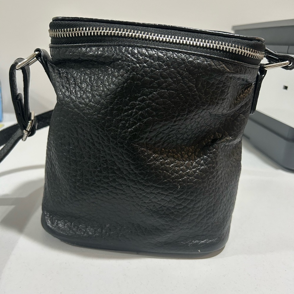 NakedVice cross body leather bucket bag